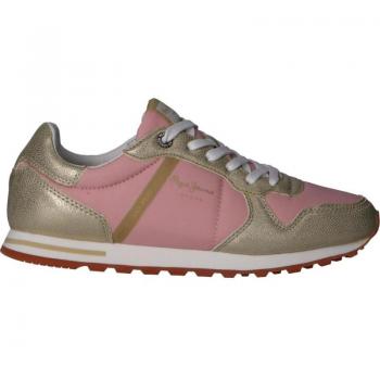 Sneaker Sportive Donna Pepe Jeans Verona W Mix Oro EU 36