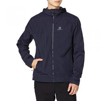 SALOMON Explore WP JKT M Chaqueta Impermeable, Hombre, Azul