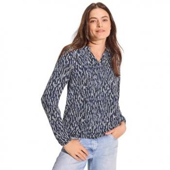 Cecil Langarmbluse, mit All-Over Print