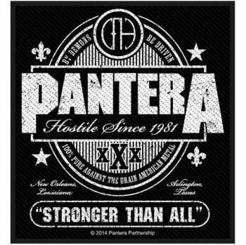 Toppa Pantera Stronger Than All Bianco/Nero