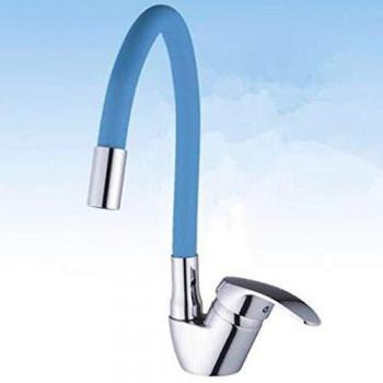 Rubinetto Girevole per Lavello Cucina Colore Blu