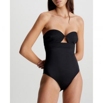 Calvin Klein Bañador - Cuello halter negro XS