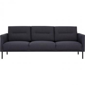 Larvik 3 Seater Sofa - Anthracite, Black Legs