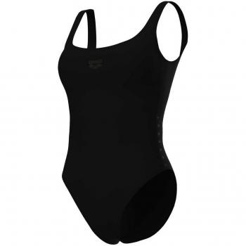 Badeanzug, einteilig, Damen Arena Team Stripe U Bac Schwarz M