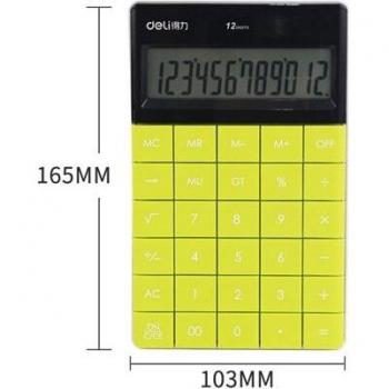 Deli 1589 Calculadora Multifuncional Oficina 12 Botones