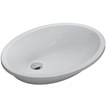 Lavabo bajo encimera Globo Sibari 57x43 cm Blanco VA018BI