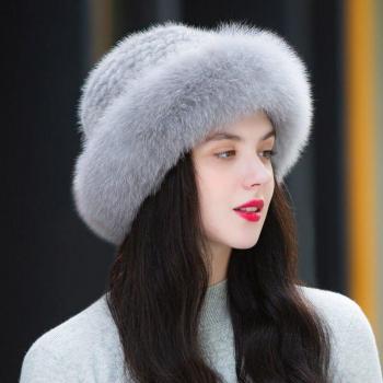Women's Thick Faux Fur Ear Protection Hat
