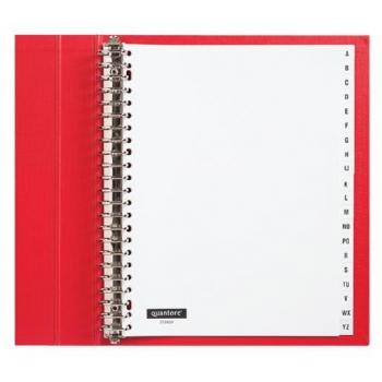 Tablettes Quantore 23 mm 20 unités avec alphabet blanc PP