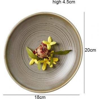 Plat ovale en céramique pour pâtes