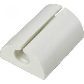 Tru Components 1226944 White Cable Clip for Corner Mounting, Max Bundle Diameter 18mm
