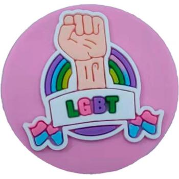 1Stck PVC Nette Karikatur Schuh Jibz mit Stolz Liebe Design