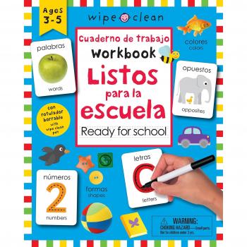 Roger Priddy - Wipe Clean: Bilingual Workbook Ready for School: Ages 3-5; With Wipe Clean Pen - Preis vom 18.09.2025 05:07:49 h