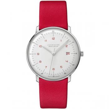 Junghans 59/4325.02 MEGA Solar – White Dial, Red Watch