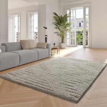 Tapis Shaggy Scandinave Atticgo Beige 160x230 cm
