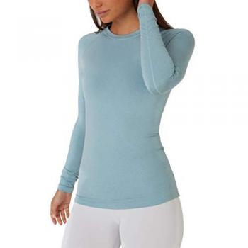 TCA Funktionsshirt Damen – Thermo-Laufshirt Türkis (XS) mit 2‑Weber‑Kompression