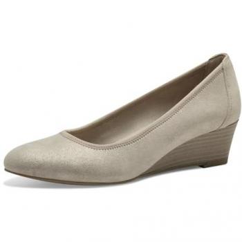Escarpins compensés beige 39