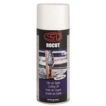 Olio da taglio spray per metalli e acciaio inox 400 ml rocut