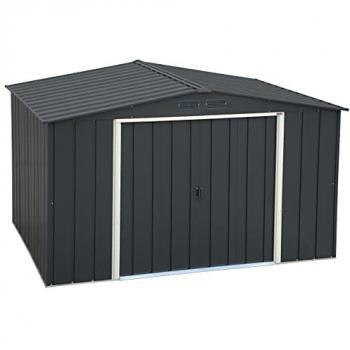 Caseta de Jardín Duramax 10x8 Metal Antracita