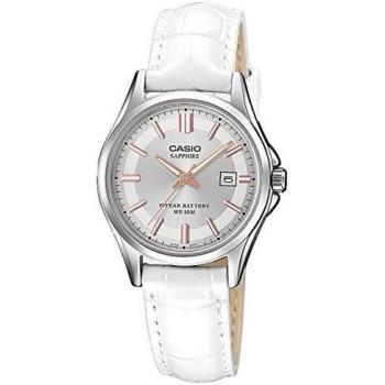 CASIO LTS‑100L‑9AVEF: Damen Analog Quarz Uhr mit Lederhalsband