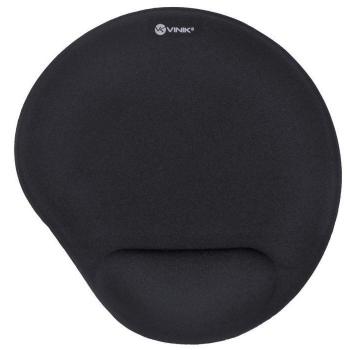 Mouse Pad Vinik MPG-10P com Base Emborrachada e Apoio de Pulso