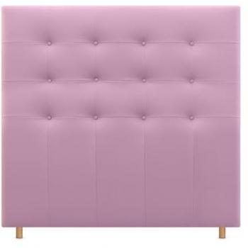 Cabecero tapizado en Polipiel Rosa hasta el Suelo 145cm - Dhome