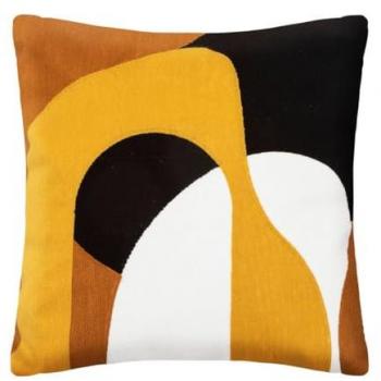Cuscino decorativo Hary giallo senape 45x45 cm