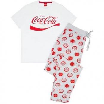 Pijama masculino Coca-Cola con logo