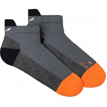 Calze Salewa MTN TRN AM Low Grigio Blu Arancio 39‑41