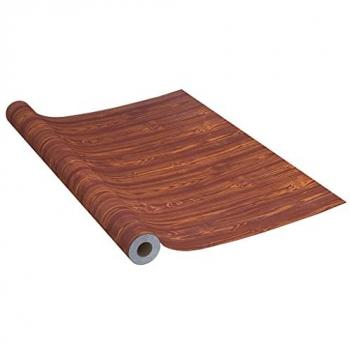 VidaXL Láminas autoadhesivas muebles PVC color acacia 500x90 cm