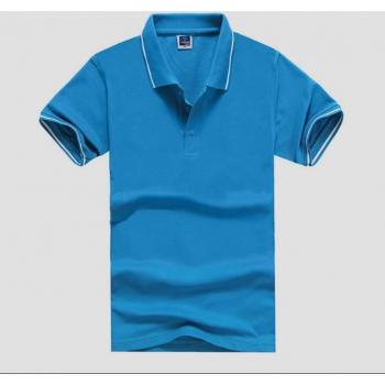 Polos Sólidos ZNG Verano Hombre Algodón Manga Delgado