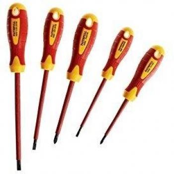 Faithfull 5 Piece VDE Insulated Screwdriver Set