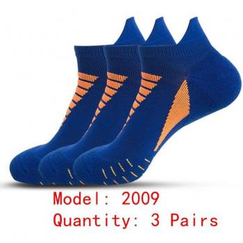 Men's Terry Sports Socks - 3 Pair Set for Fitness and Sports Activities