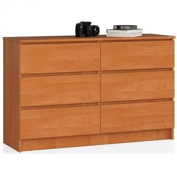 Commode AKORD K120 – Aulne, façade 120 × 40 × 77 cm