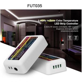 Contrôleur de bande LED monochrome RF 2,4 GHz – Gestion RGBW & CCT