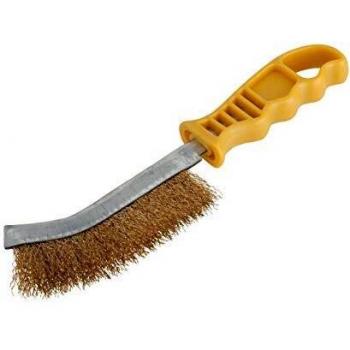 WOLFCRAFT 2716000 | Cepillo metálico de mano, latón, mango de plástico