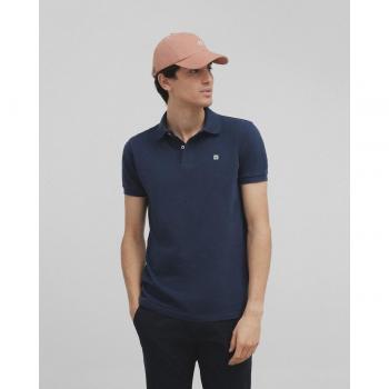 Silbon - Polo de hombre azul marino manga corta