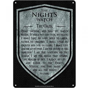 Game Of Thrones The Night's Watch A5 Sign