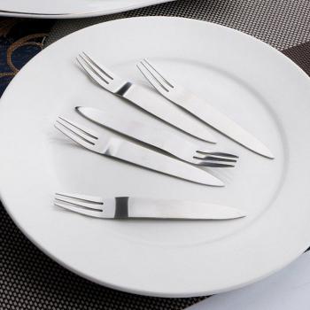 Tenedor de Fruta y Postre 5 Piezas