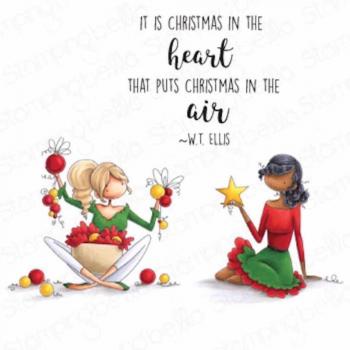 Transparente Mädchenbriefmarken für DIY Scrapbooking/Weihnachtskarten