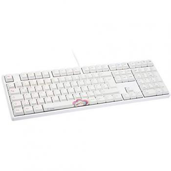 Ducky One Rainbow MX Brown weiß – Gaming‑Tastatur mit USB