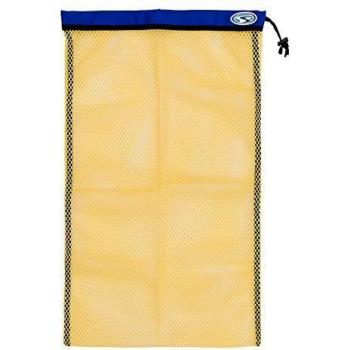 Bare Large Flat Mesh Bag Stahlbeutel – Gelb