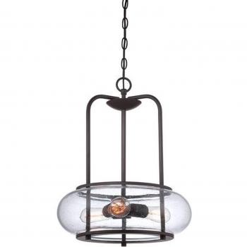 Elstead Lighting Trilogy 3 Light Ceiling Pendant Old Bronze, E27