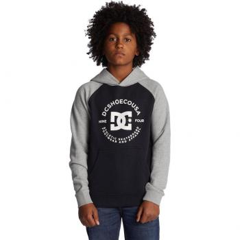 DC Star Pilot Raglan Felpa con Cappuccio Nero