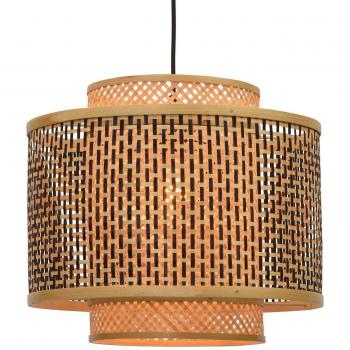 Lampada a sospensione in bambù Bhutan Ø 40 cm