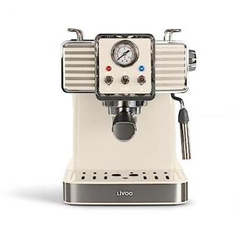 Beige Siebträgermaschine von Livoo