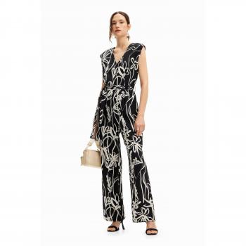 Mono Desigual Mujer con Flores Ilustradas