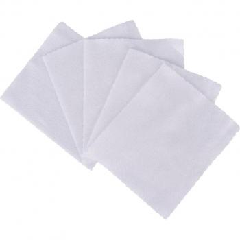 White Nail Art Wipes 7cm x 6cm Lint-Free UV Gel Polish Remover Cotton Pads 100pcs
