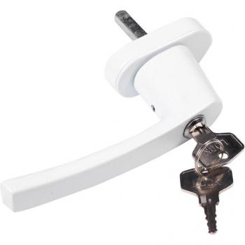 Verrouillage enfant Poignée aluminium blanc 4 pièces