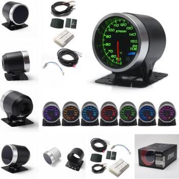 EPMAN 52mm Oil Temp Meter with Smoke Face and Mounting Bracket EPXX703