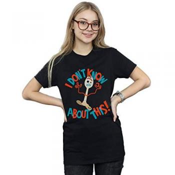 Disney Forky “I Don’t Know About This” Boyfriend Tee (Black)